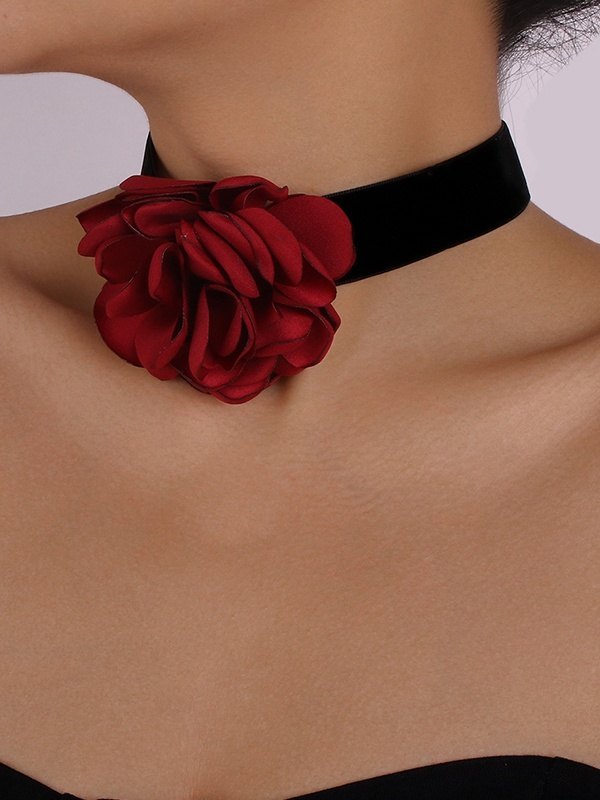 Collar Flocado Rosa-1