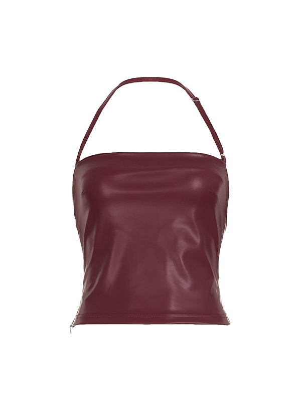 Chaleco de cuero ajustable y personalizado-4