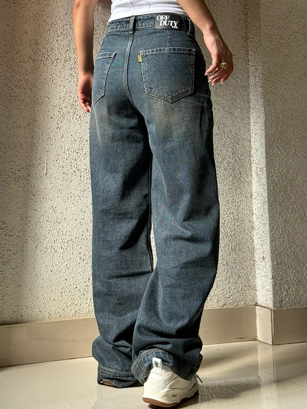 Vaqueros boyfriend con doble personalidad-2