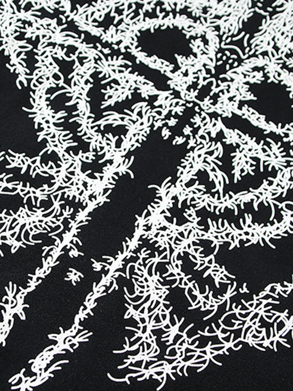 Sudadera extragrande con capucha y estampado de calavera cruzada Hip Pop para hombre-2