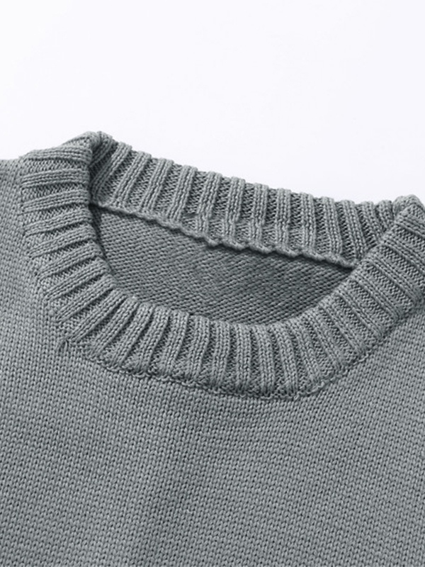 Suéter tipo jersey desgastado con grafiti para hombre-2