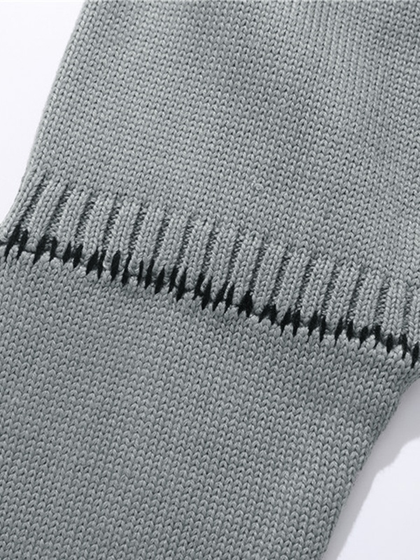 Suéter tipo jersey desgastado con grafiti para hombre-3