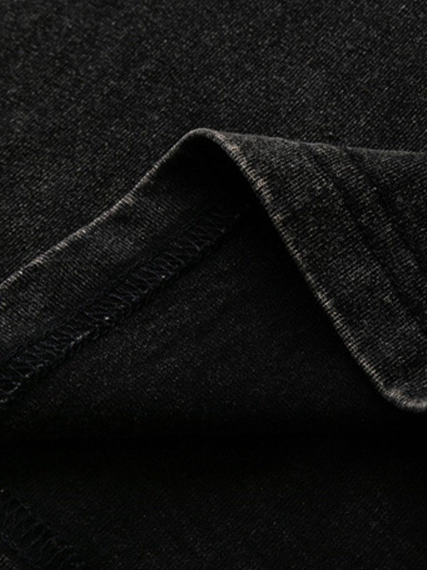 Chaleco de hombre con gráfico de cruz vintage lavado-4